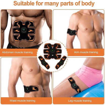 Estimulador muscular para entrenamiento de abdominales modelo pila