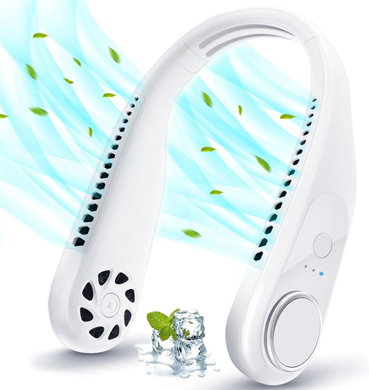 Ventilador de cuello portátil Airhalo, 3 Velocidades de Frescor.
