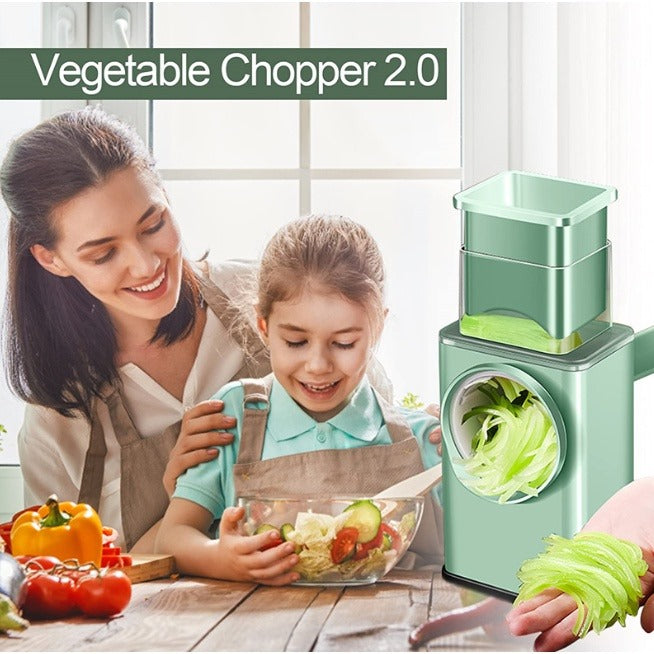 Rallador de Verduras 3 en 1 Picador Multifuncional